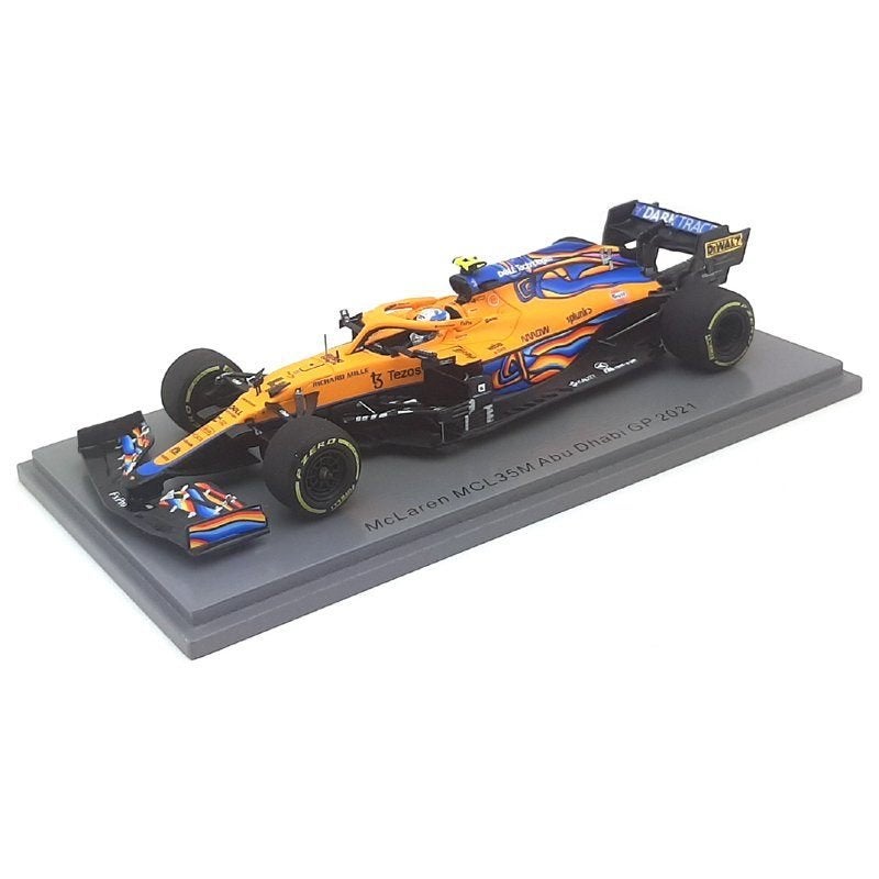 Lando Norris 1:43 Abu Dhabi GP 2021 Mclaren MCL35M S7855, Ophalen of Verzenden, Nieuw, Formule 1
