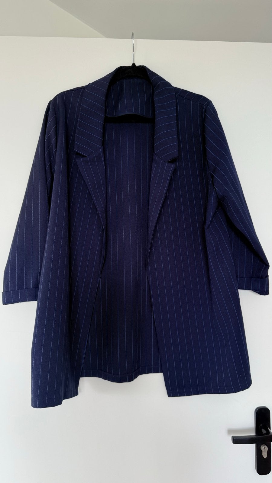 Primark Blauw Gestreept Jasje - Maat 44, Kleding | Dames, Ophalen, Blauw, Maat 42/44 (L), Zo goed als nieuw