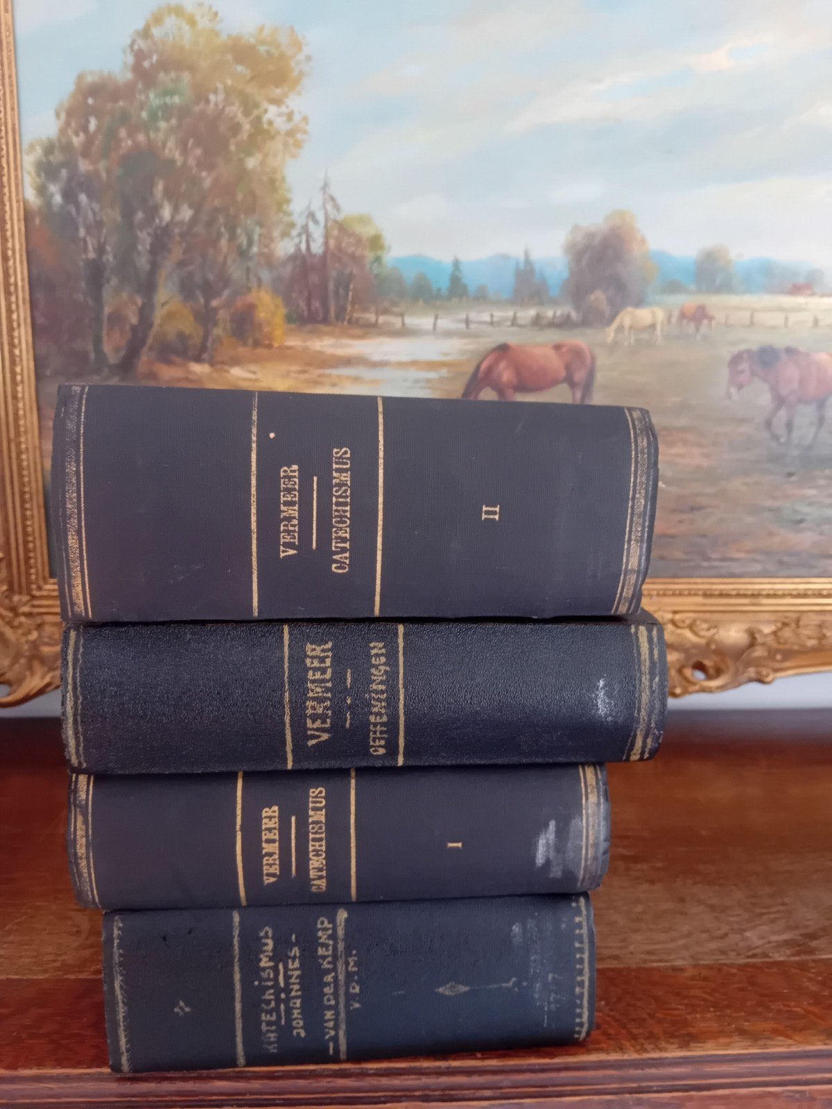 oude druk,J Vermeer en Van der Kemp, catechismus en oefening, Ophalen