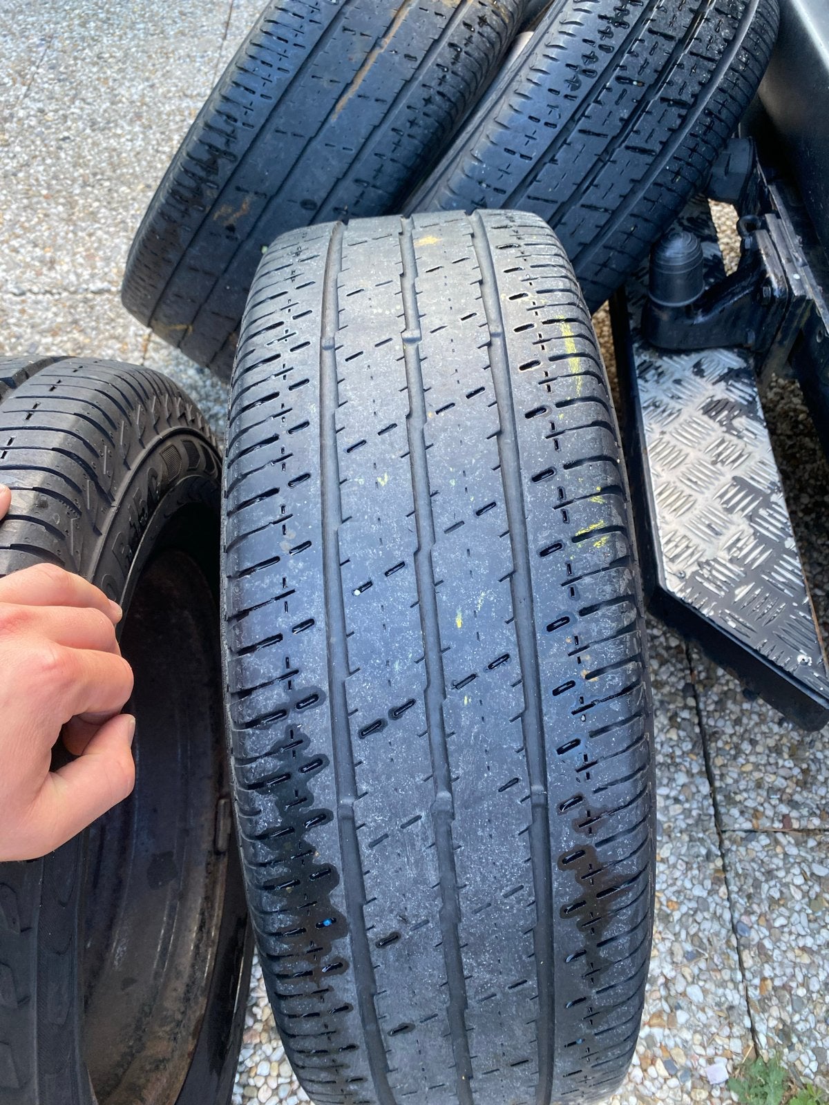 4x Continental Vanco 2 Zomerbanden 225/70 R15C, Ophalen, Gebruikt