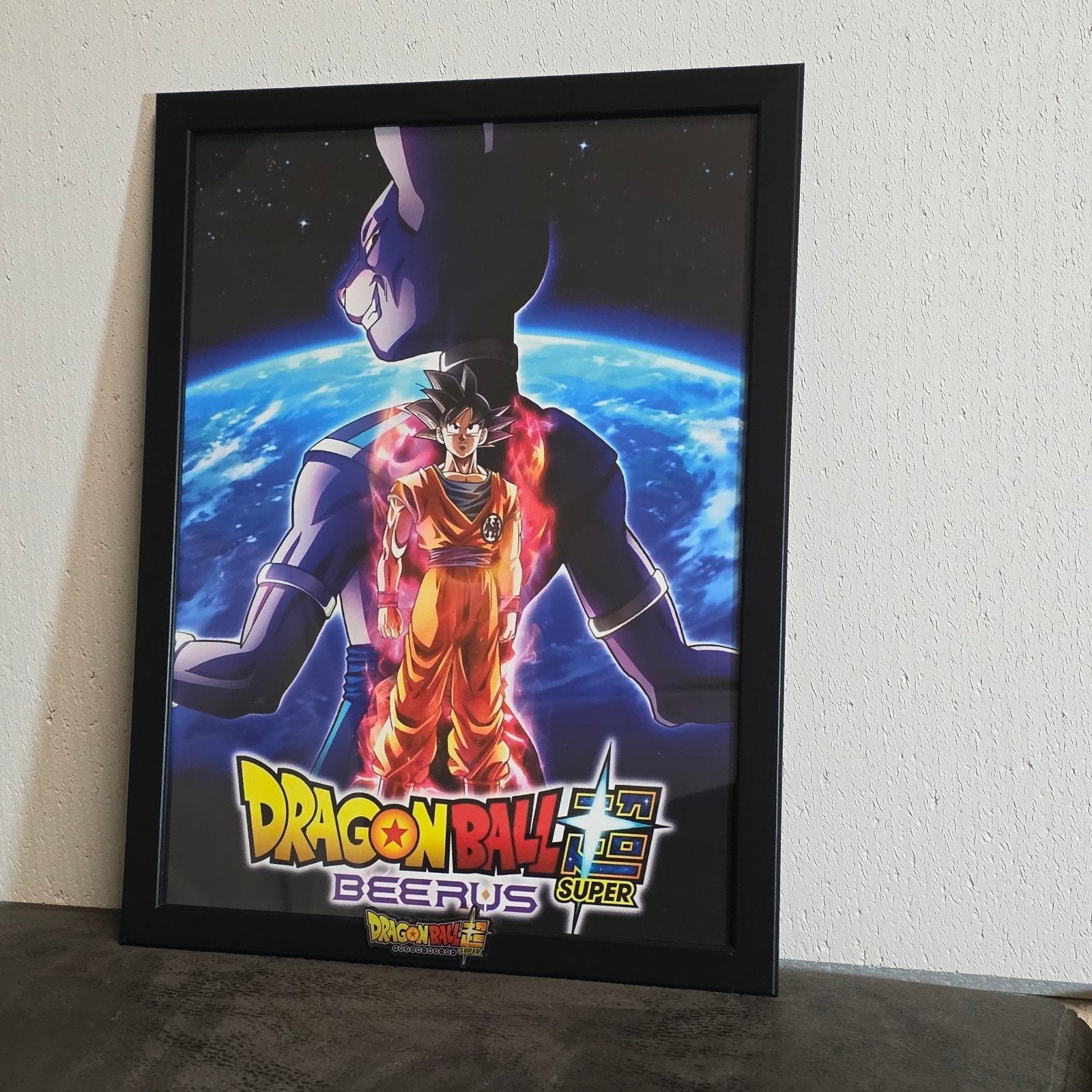 Dragon Ball Super: Beerus Ingelijste Poster 30x40cm, Rechthoekig Staand, Met lijst, Nieuw, Ophalen of Verzenden