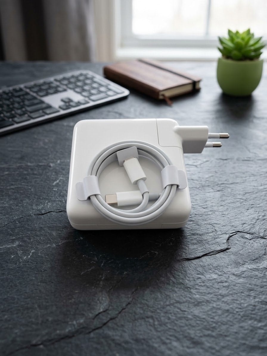 Apple Voedingsadapter 100W met 2m USB-C Oplaadkabel, Ophalen of Verzenden, Zo goed als nieuw