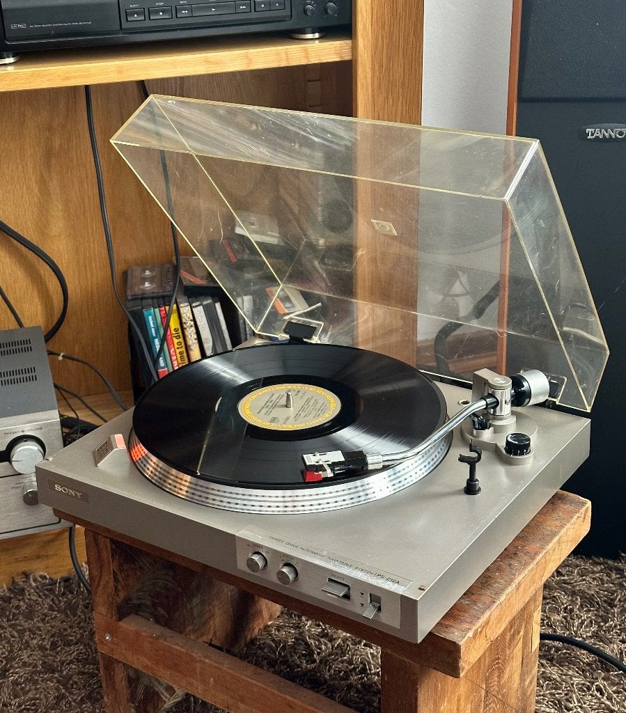 Sony PS-212A Semi Automatische Platenspeler uit 1978, Ophalen, Gebruikt, Automatisch, Platenspeler