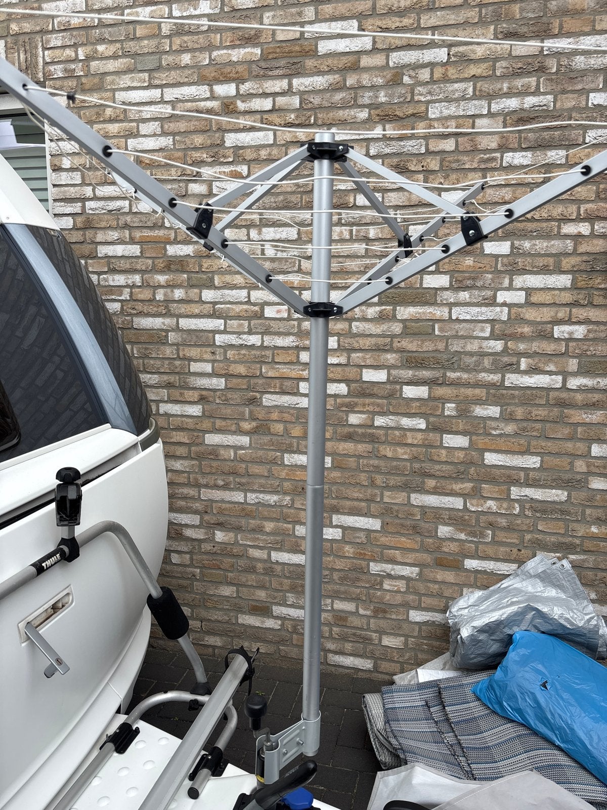 Obelink Droogmolen 4-arms - Deelbaar en Compact, Caravans en Kamperen, Ophalen, Zo goed als nieuw