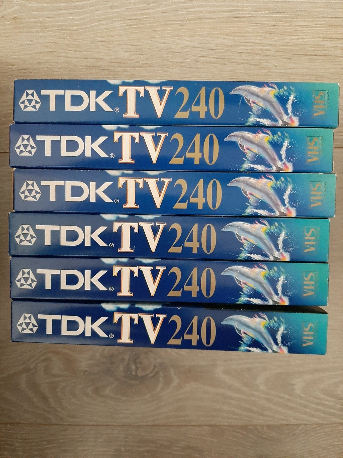 6 TDK TV240 VHS videobanden, Gebruikt, Alle leeftijden, Overige genres, Ophalen of Verzenden