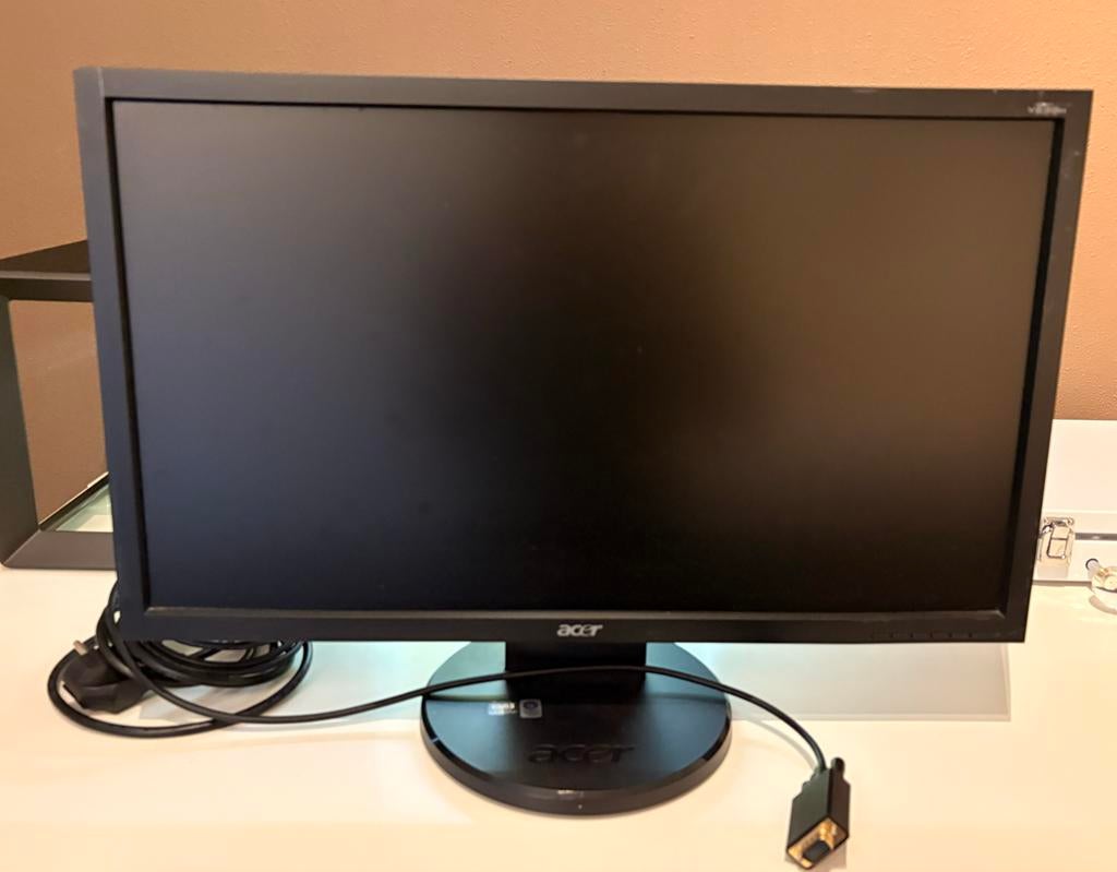 Acer V233H 23 inch LCD Monitor - Full HD, Ophalen, Gebruikt, 3 tot 5 ms, Kantelbaar