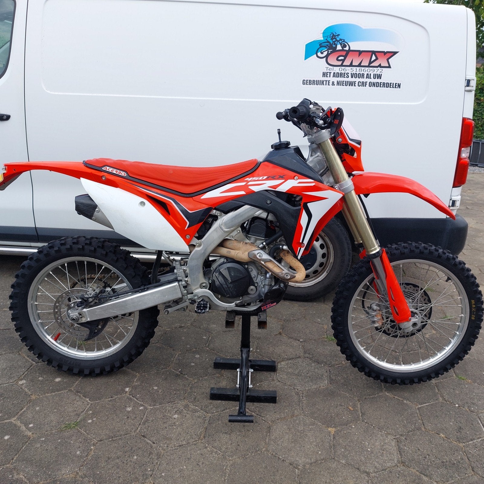 frame met kenteken Honda CRF450  RX (2019), Motoren, Ophalen, Cmx, Cmx, Cmx