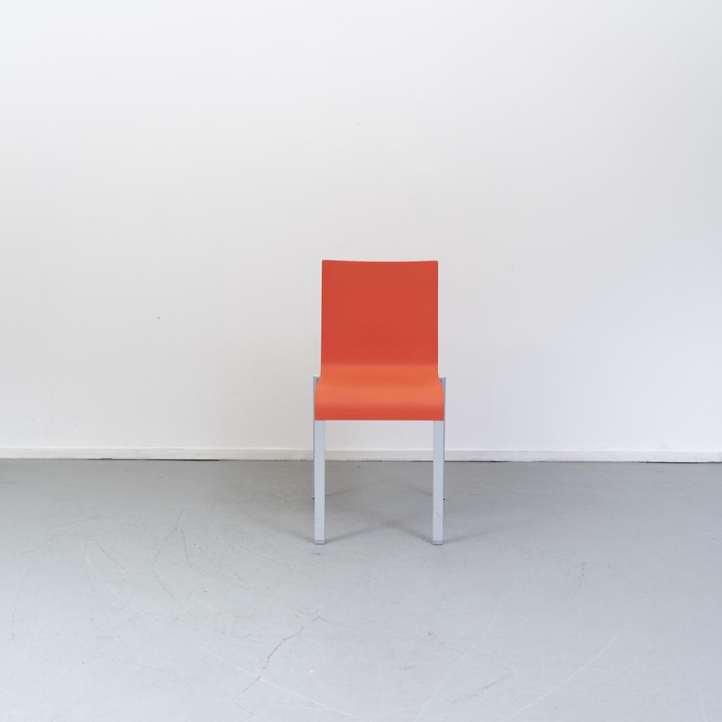 5 Vitra Maarten v Severen .03 Stoel Oranje - Niet Stapelbaar, Niet ingevuld, Overige kleuren, Overige materialen, Niet ingevuld