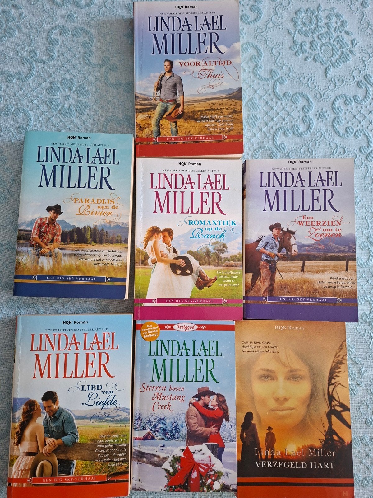 7x boeken van Linda Lael Miller, Boeken, Ophalen of Verzenden, Gelezen