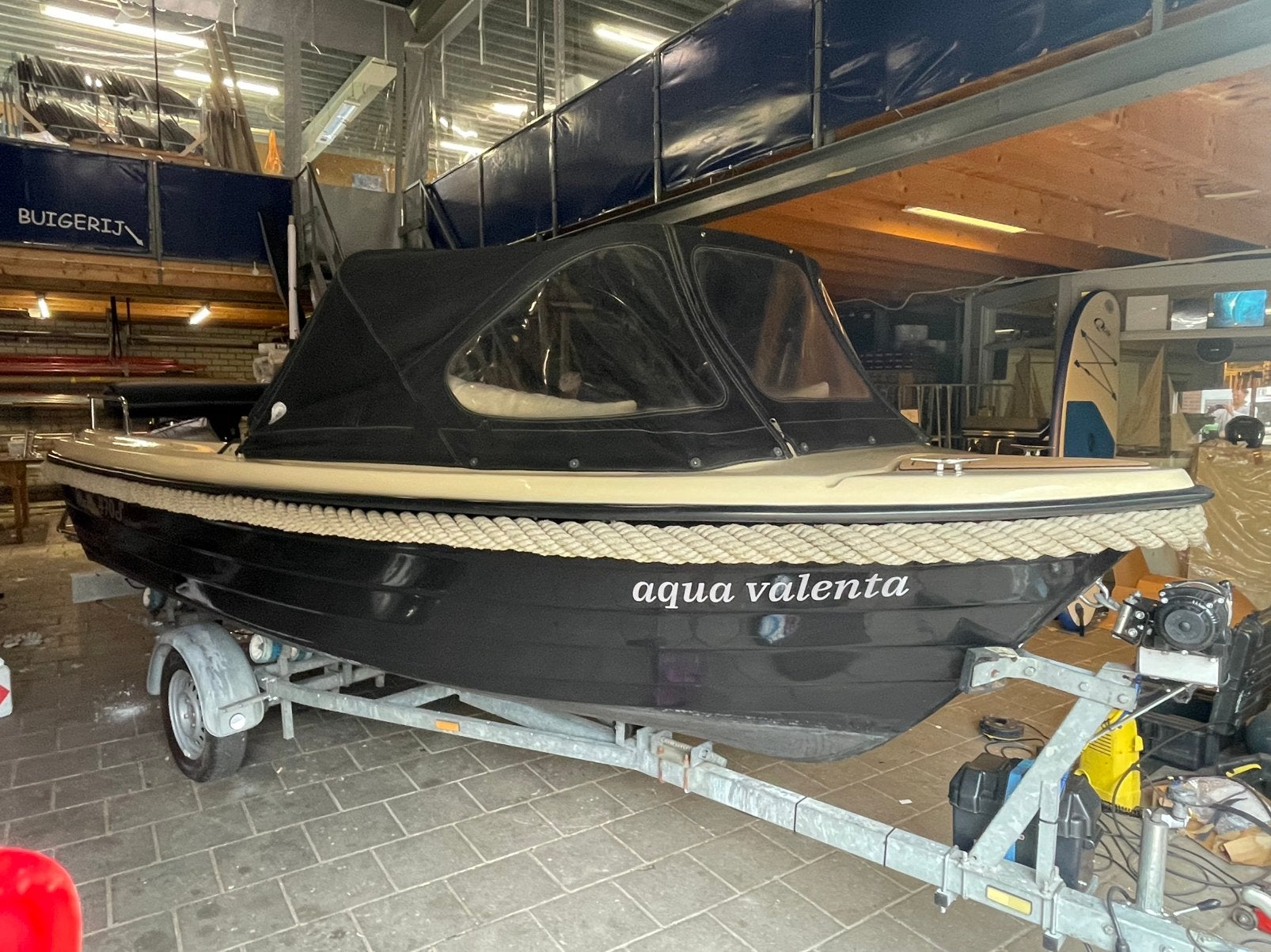 schitterende super complete sloep met kanteltrailer 5 meter, Overige merken, 5 m, Ophalen of Verzenden, Zo goed als nieuw