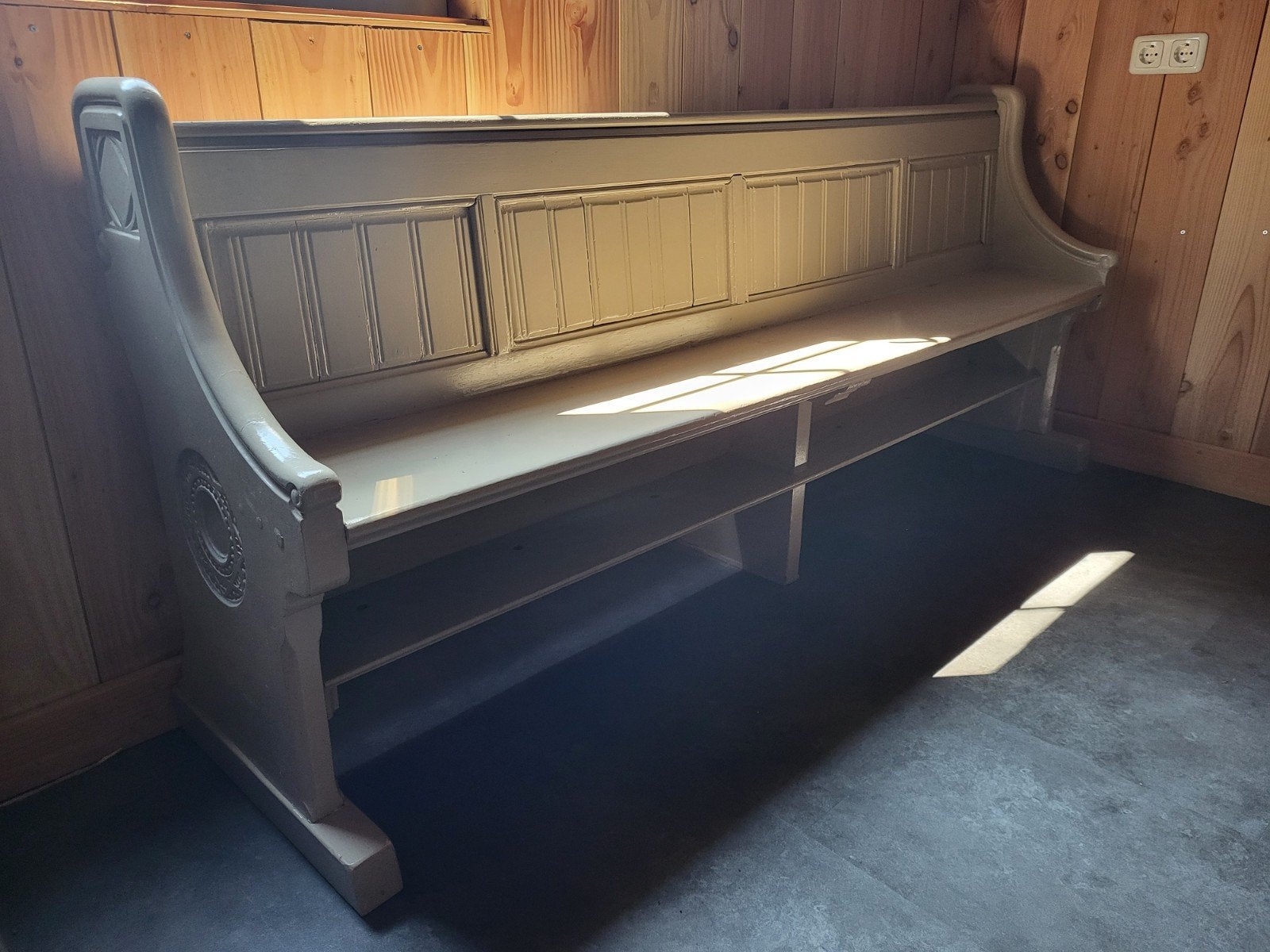 Antieke kerkbank uit gereformeerde kerk Groningen, Antiek en Kunst, Ophalen