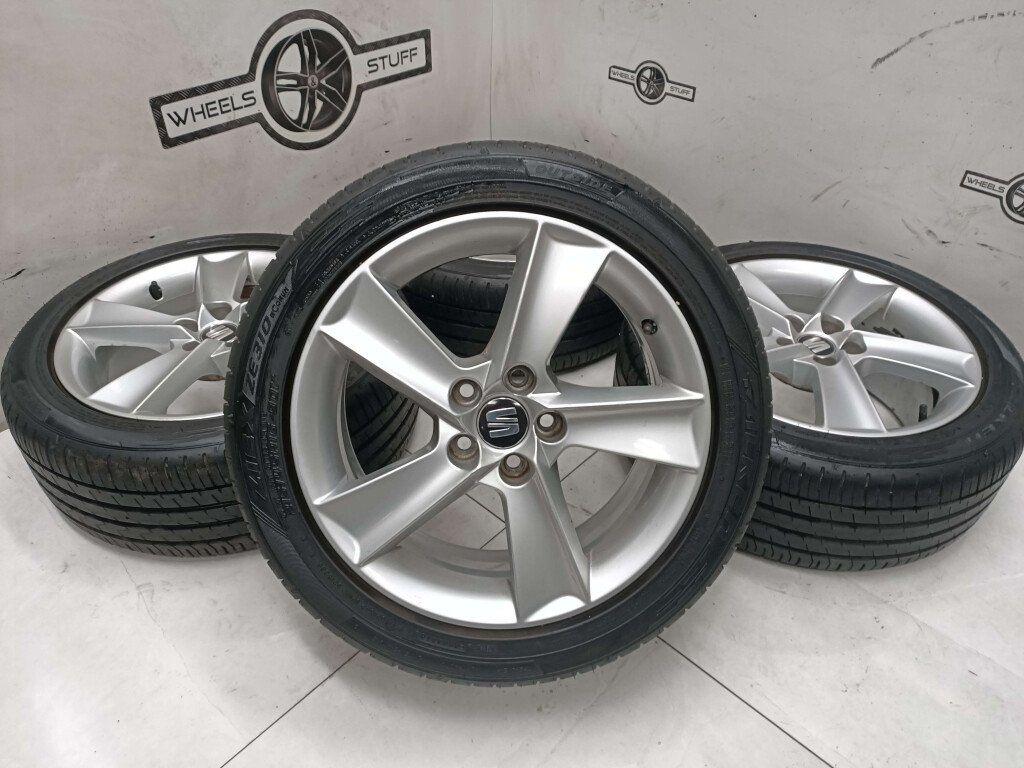 Vw polo Seat Ibiza Fabia lichtmetaal velgen 16"inch 5x100, Ophalen, Gebruikt, 16 inch, Banden en Velgen