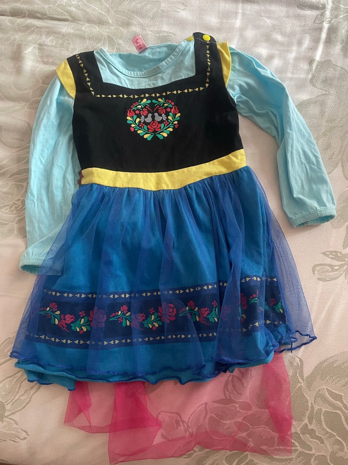 Anna Frozen jurk maat 100, Ophalen of Verzenden, Gebruikt, Meisje, Jurk of Rok