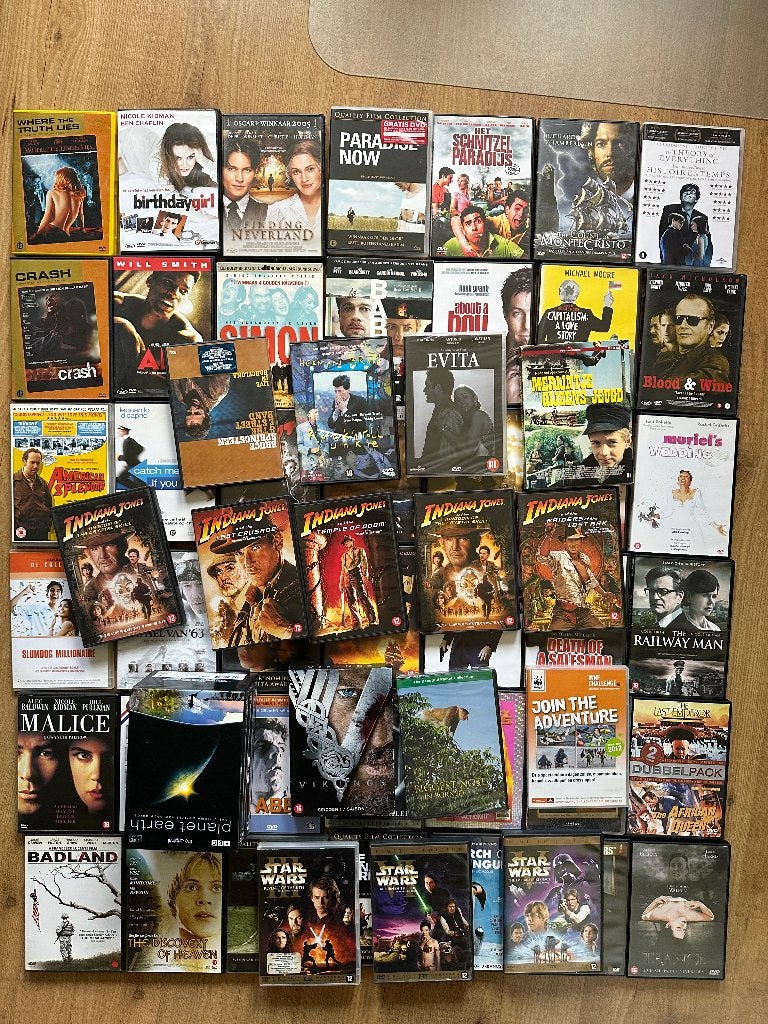 Grote collectie diverse DVD films (50+ stuks), Alle leeftijden, Ophalen of Verzenden, Gebruikt