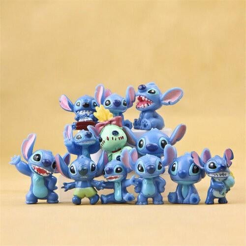 Lilo & Stitch 12 figuren - Nieuw, Verzenden, Nieuw