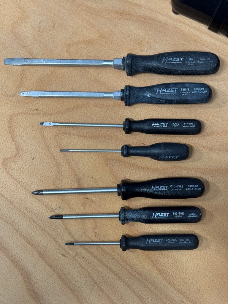 Set schroevendraaiers | Hazet, Ophalen, Gebruikt