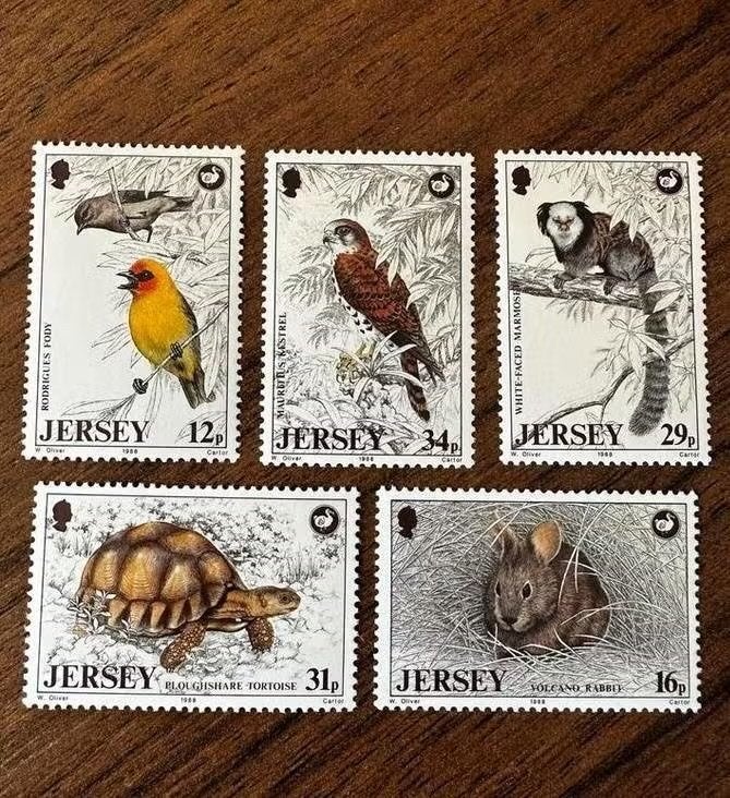 Jersey 1988 Dieren & Vogels Postfris Postzegels Set, Postzegels en Munten, Postzegels | Europa | UK, Ophalen of Verzenden, Postfris