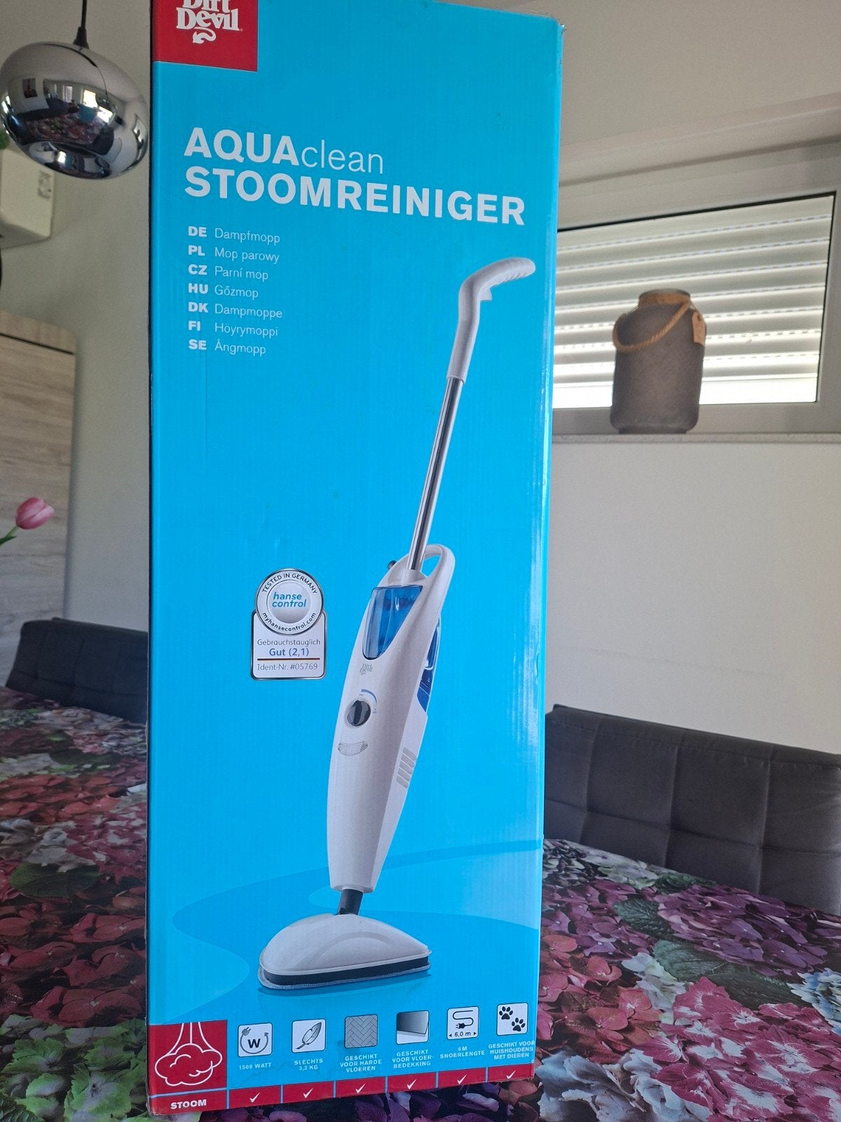 Dr. Devil AquaClean Stoomreiniger 1500W, Ophalen, Overige typen