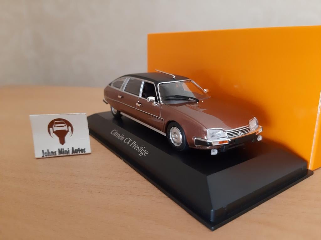 Citroën CX 1982 bruin-metallic van Maxichamps 1:43, Overige merken, Auto, Nieuw, Ophalen of Verzenden