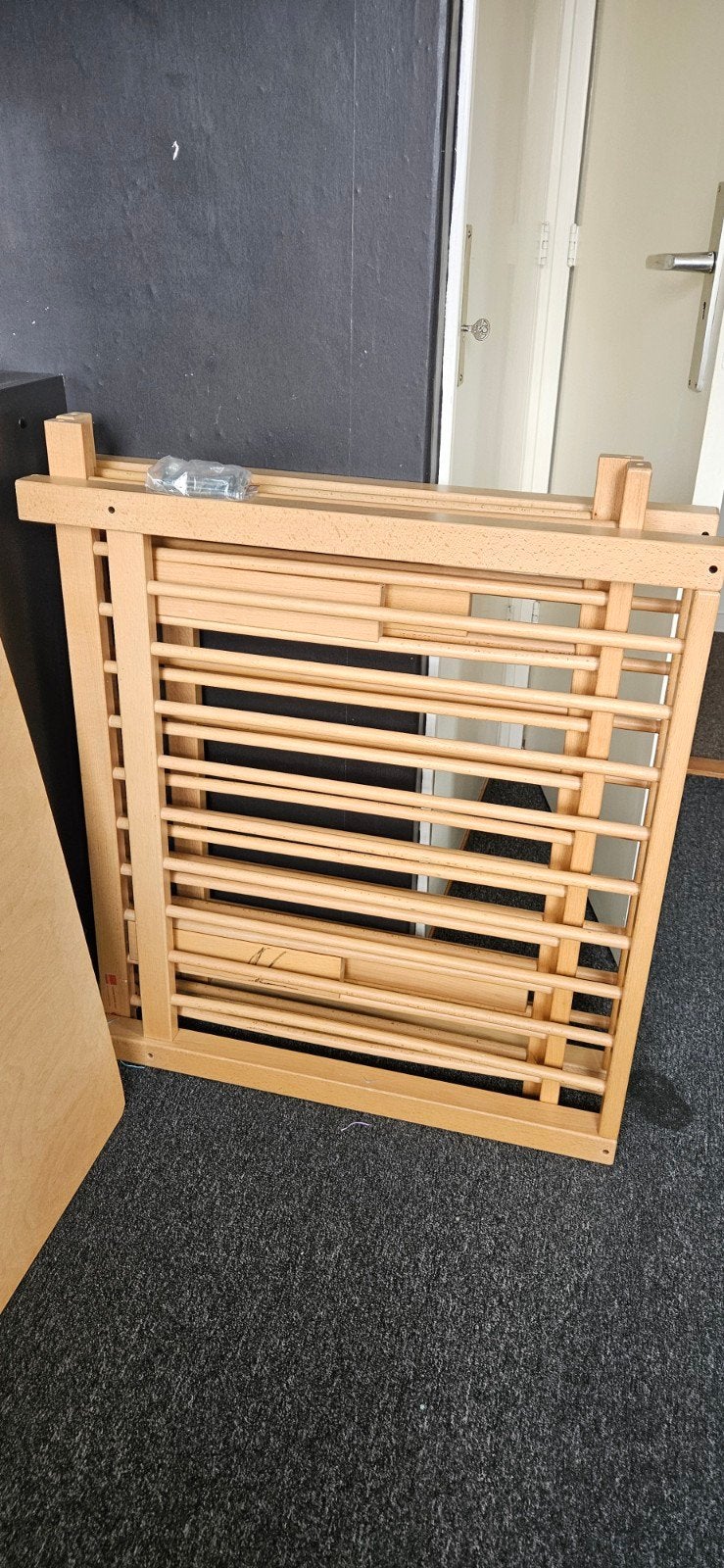 Houten kinderbox, Ophalen, Gebruikt