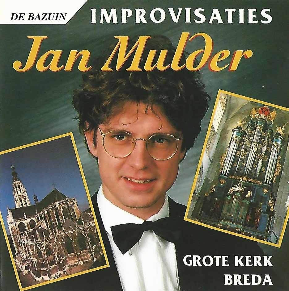 OrgelCD: Jan Mulder improvisaties Grote Kerk Breda, Ophalen of Verzenden, Zo goed als nieuw, Instrumentaal, Orgel