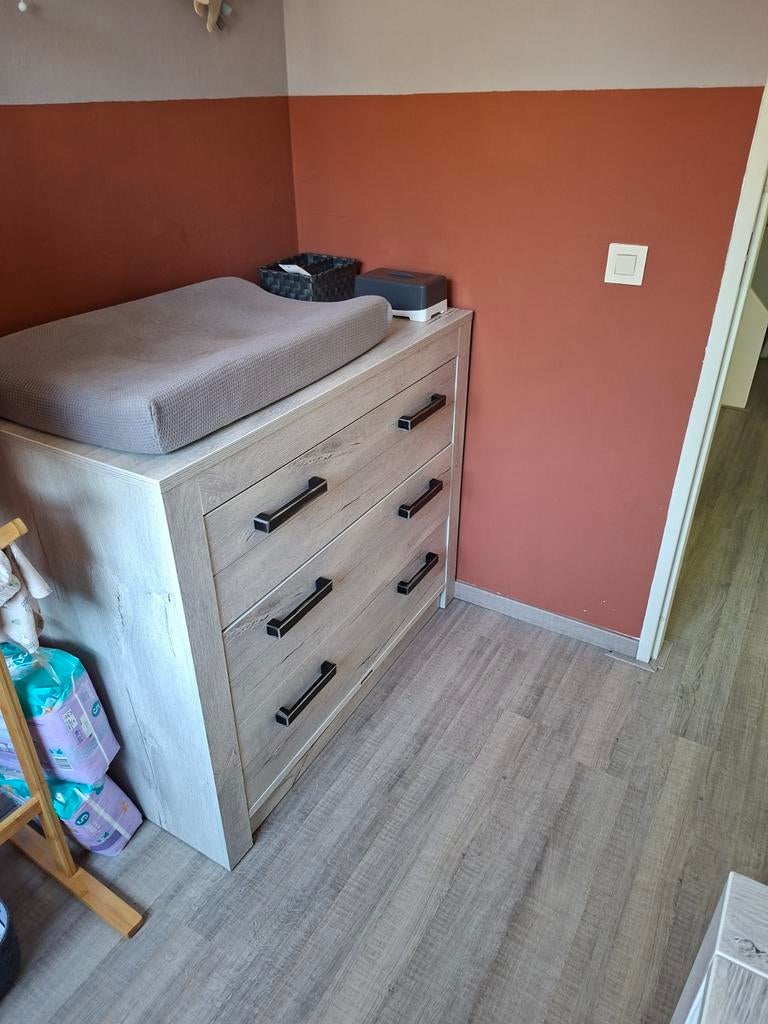 Commode Kidsmill Sem met lades en wandrek, Ophalen, 50 tot 70 cm, Zo goed als nieuw, 75 tot 100 cm