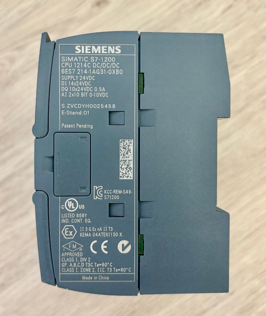 SIEMENS - Simatic - S7-1214c - CPU - PLC - DC/DC/DC, Ophalen of Verzenden, Zo goed als nieuw