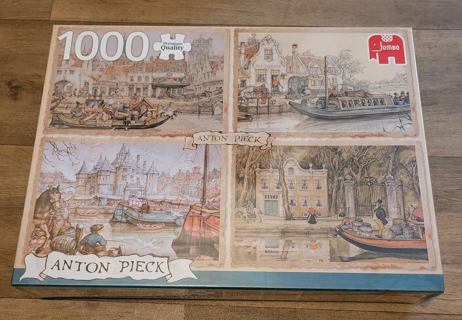 Legpuzzel Anton Pieck  - Schepen 1000 stukjes gesealed, Ophalen of Verzenden, 500 t/m 1500 stukjes, Nieuw, Legpuzzel