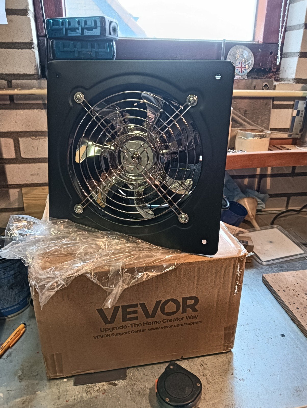 Vevor afzuig ventilator nieuw HDB200C. variabel toerental, Ophalen of Verzenden, Nieuw, Ventilator