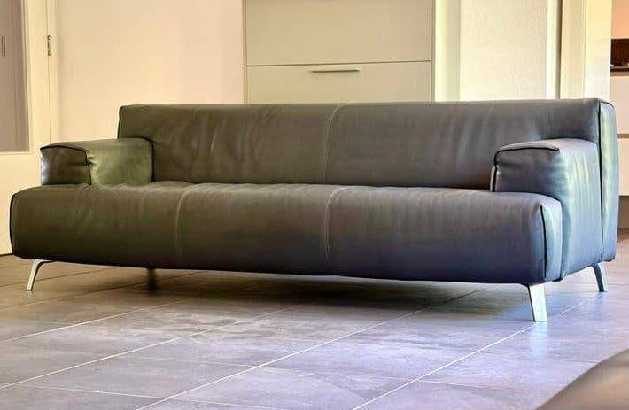 Leolux Oscar driezitsbank in perfecte conditie 833619, Ophalen of Verzenden, Nieuw, 75 tot 100 cm