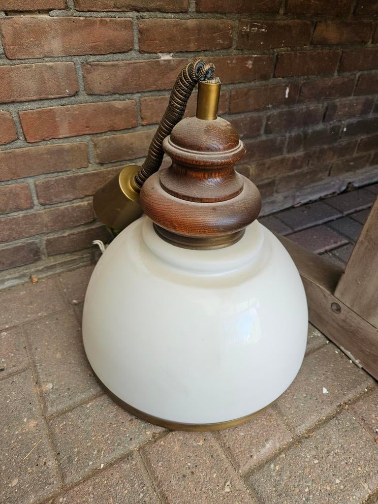 Vintage plafond lamp, Huis en Inrichting, Lampen | Hanglampen, Ophalen of Verzenden, Zo goed als nieuw, Minder dan 50 cm