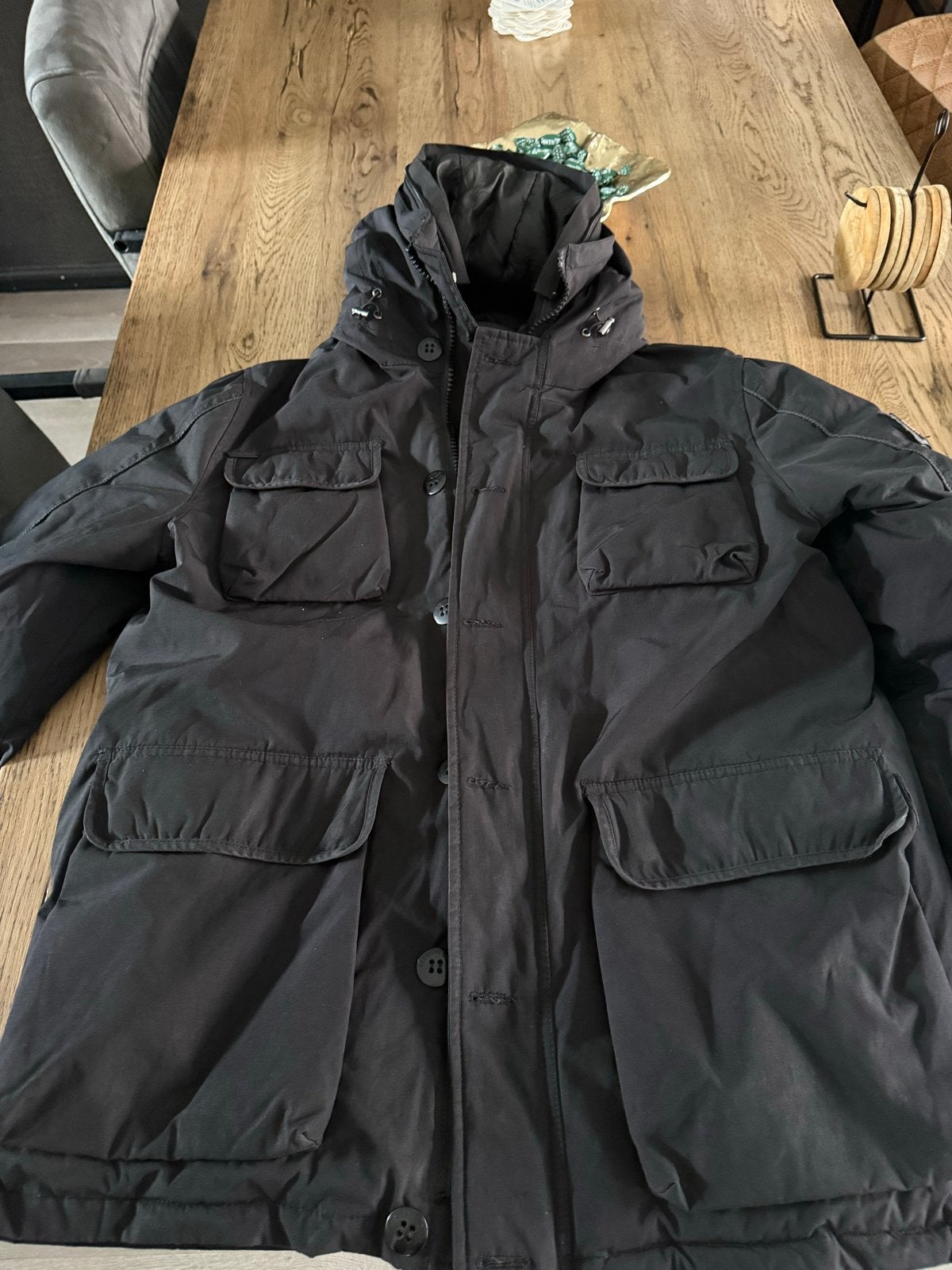 Redskins winterjas zwart maat XXL, Ophalen of Verzenden, Gedragen, Overige maten, Zwart
