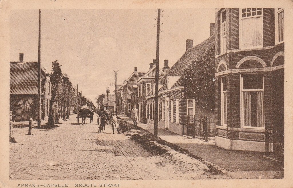 Sprang-Capelle, Ophalen of Verzenden, 1920 tot 1940, Gelopen, Zuid-Holland