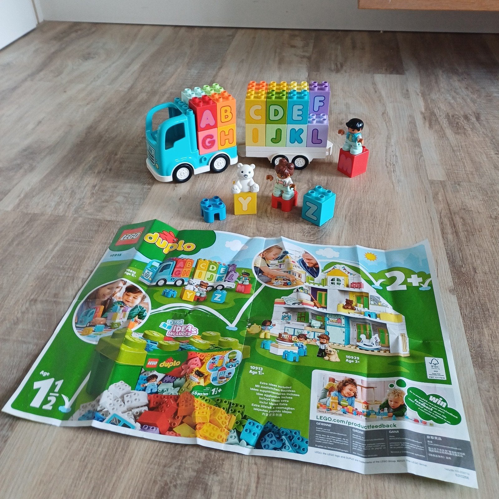 LEGO Duplo Mijn Eerste ABC-Vrachtwagen 10915, Ophalen of Verzenden, Gebruikt, Overige merken
