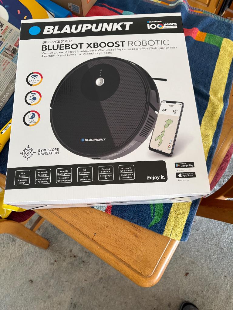 Robotstofzuiger blauwpunkt xboost, Nieuw, Ophalen of Verzenden, Robotstofzuiger, Reservoir