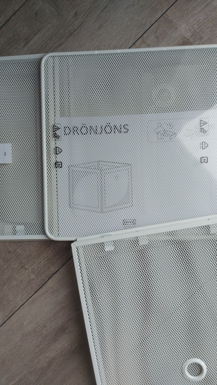 2x Ikea Drönjöns opbergbak Pax/Kallax wit, Ophalen, Nieuw