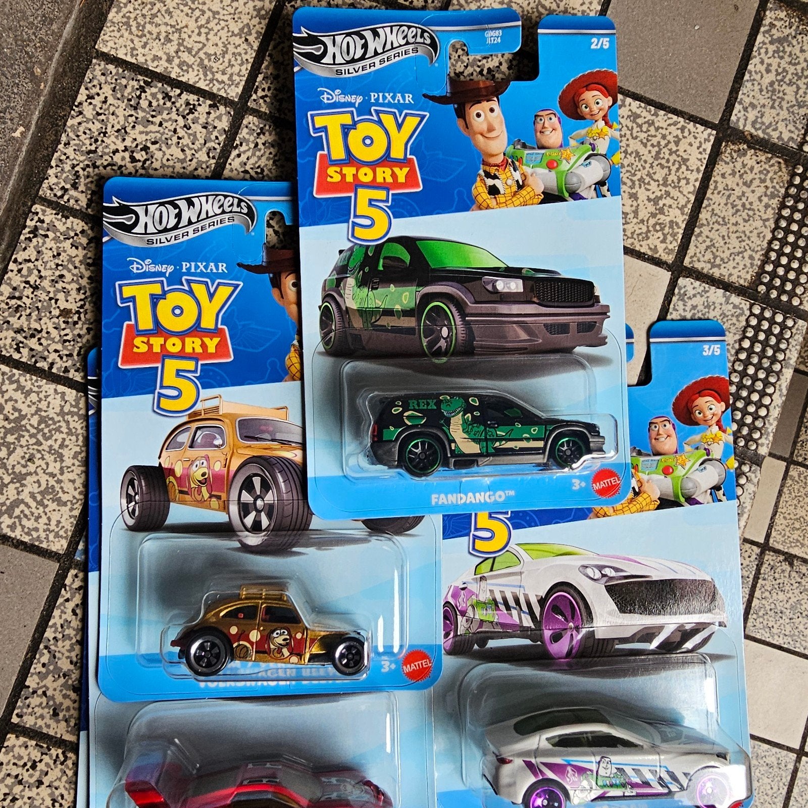 Hot Wheels Disney Pixar Toy Story 5 Silver Series Set, Mattel Inc., 636 Girard Avenue, East Aurora, NY 14052, USA, Nieuw, Ophalen of Verzenden