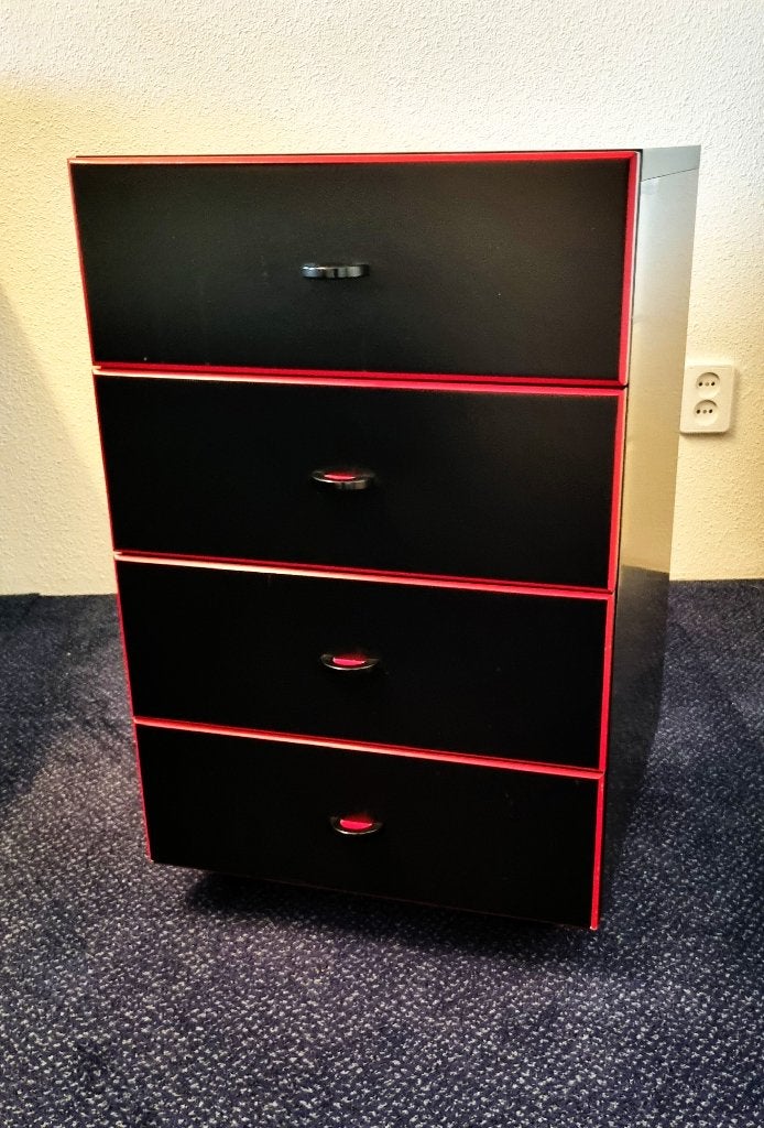 Interlubke Duo nachtkastjes, Ophalen, Gebruikt, Minder dan 45 cm, 55 tot 70 cm