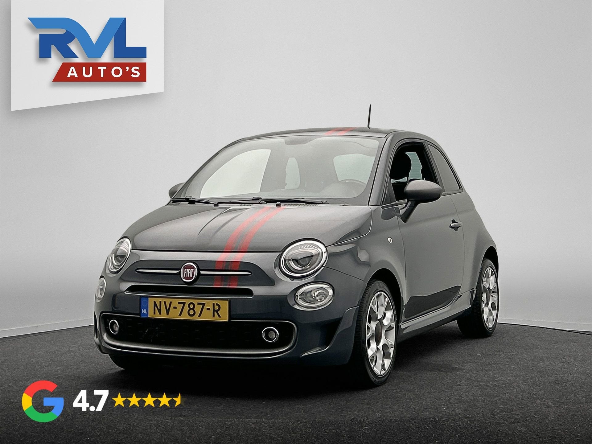 Fiat 500 0.9 TwinAir Turbo Sport | Origineel NL | Airco | LM, Voorwielaandrijving, Gebruikt, Leder en Stof, 905 kg