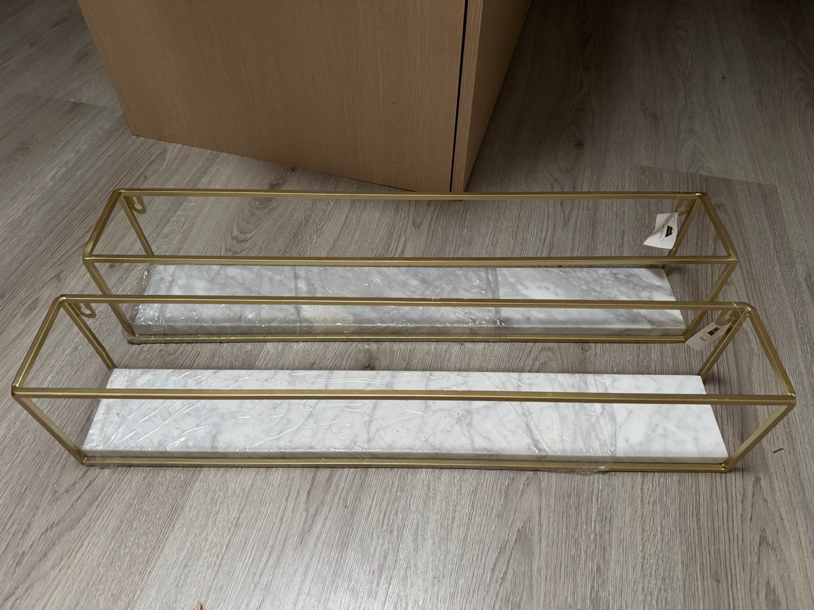 Wandrek goud marmer, Ophalen, Nieuw, Minder dan 150 cm, Minder dan 100 cm