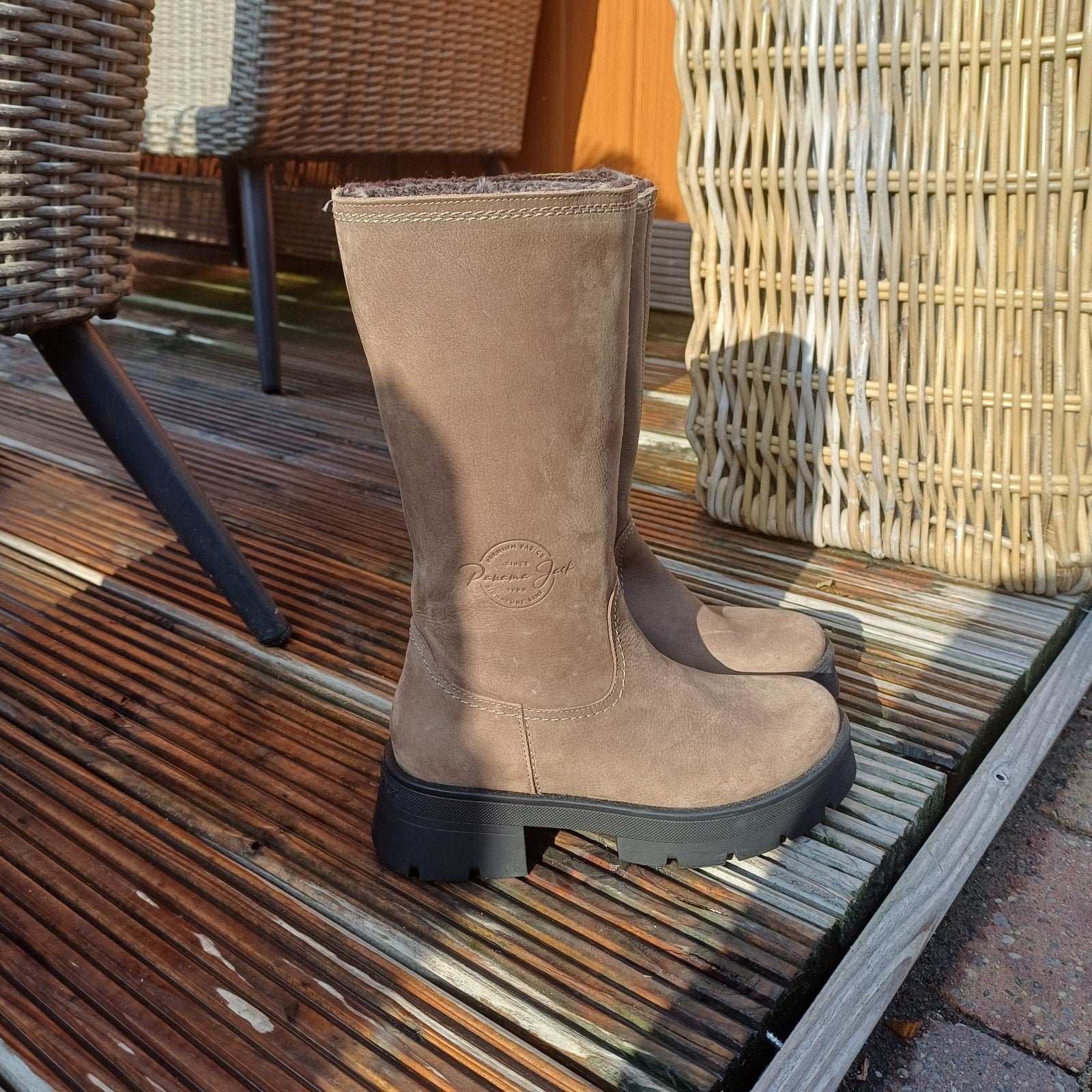 winterlaarzen. Nieuw, Hoge laarzen, PanamaJack, Bruin, Nieuw