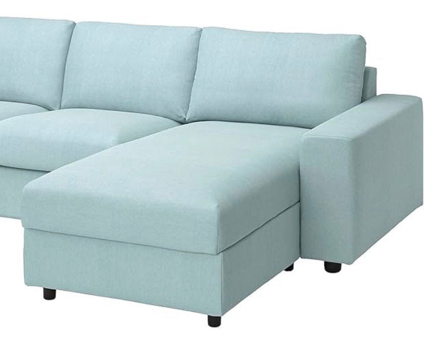 Ikea VIMLE hoes lichtblauw, Ophalen, Zo goed als nieuw, Eenpersoons, Minder dan 150 cm