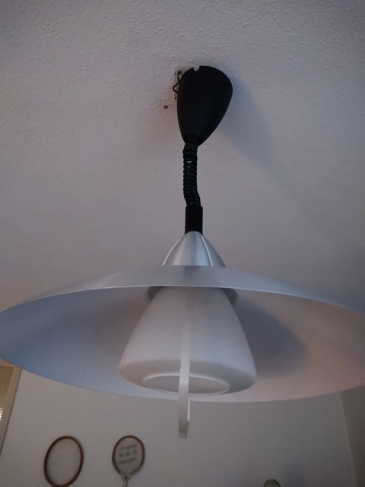 Vintage ikea hanglamp in hoogte verstelbaar, Ophalen of Verzenden, Gebruikt