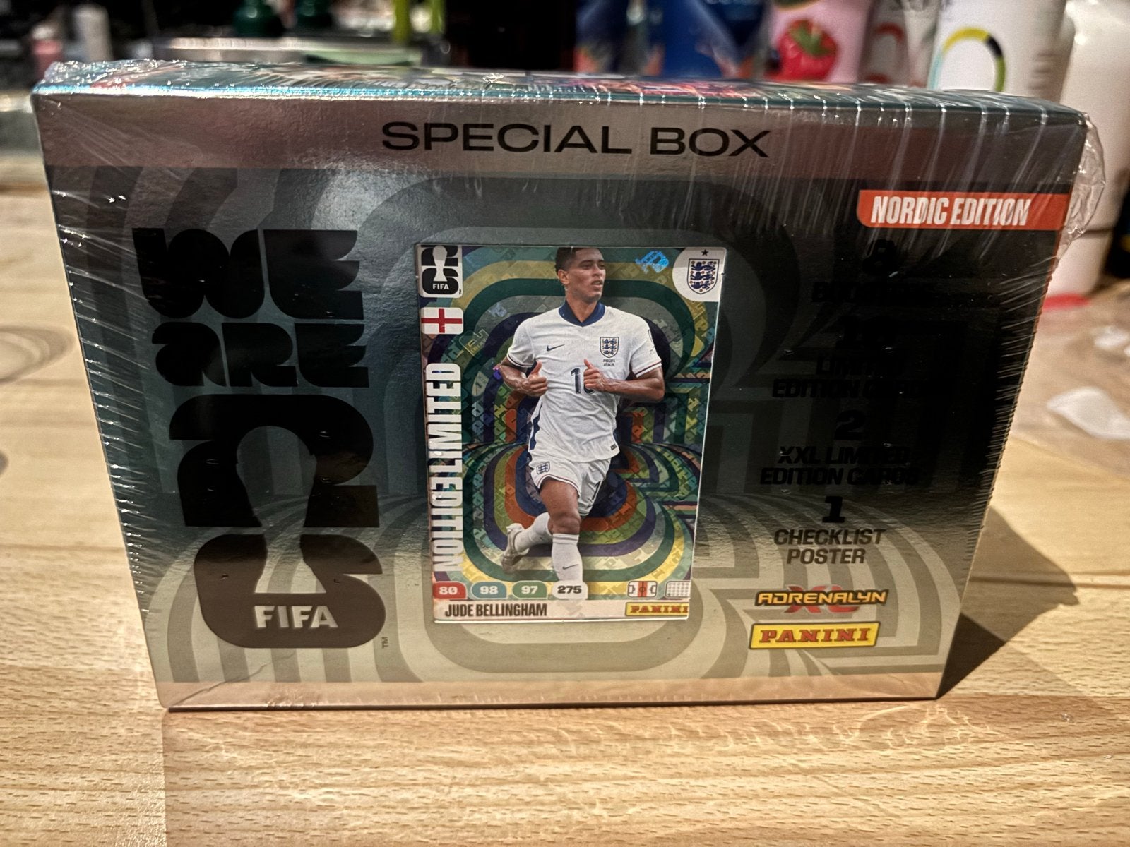 WK Panini Adrenalyn XL Nordic Edition Special Box Bellingham, Ophalen of Verzenden, Nieuw, Buitenlandse clubs, Spelerskaart