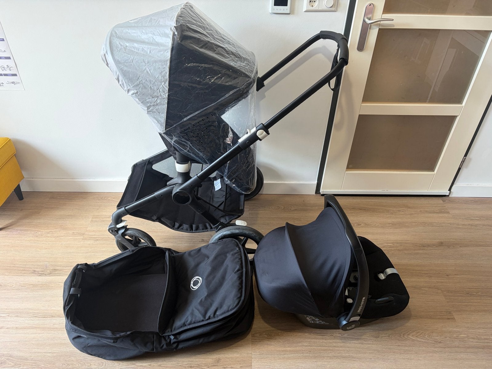 Bugaboo Fox 3 & Maxi-Cosi - compleet pakket, Kinderen en Baby's, Kinderwagens en Combinaties, Ophalen, Bugaboo, Zo goed als nieuw