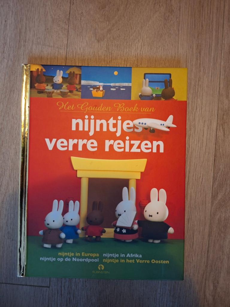 Dick Bruna - Het Gouden Boek van nijntjes verre reizen, Fictie algemeen, Ophalen of Verzenden, Zo goed als nieuw, Dick Bruna