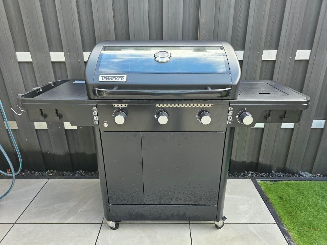 elektrische gas barbecue bbq tenneker halo TG 3 30mbar, Ophalen, Gebruikt, Tenneker