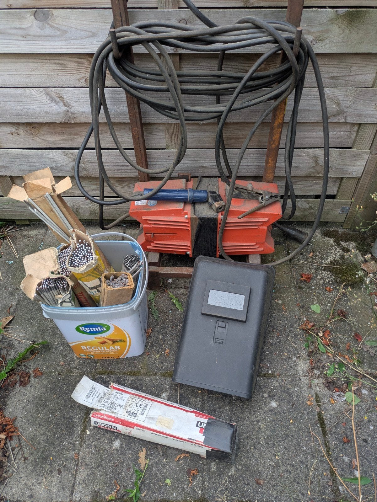 Philips Type 130NL Lasapparaat met Elektroden, Ophalen, Gebruikt, Minder dan 150 ampère, Elektroden
