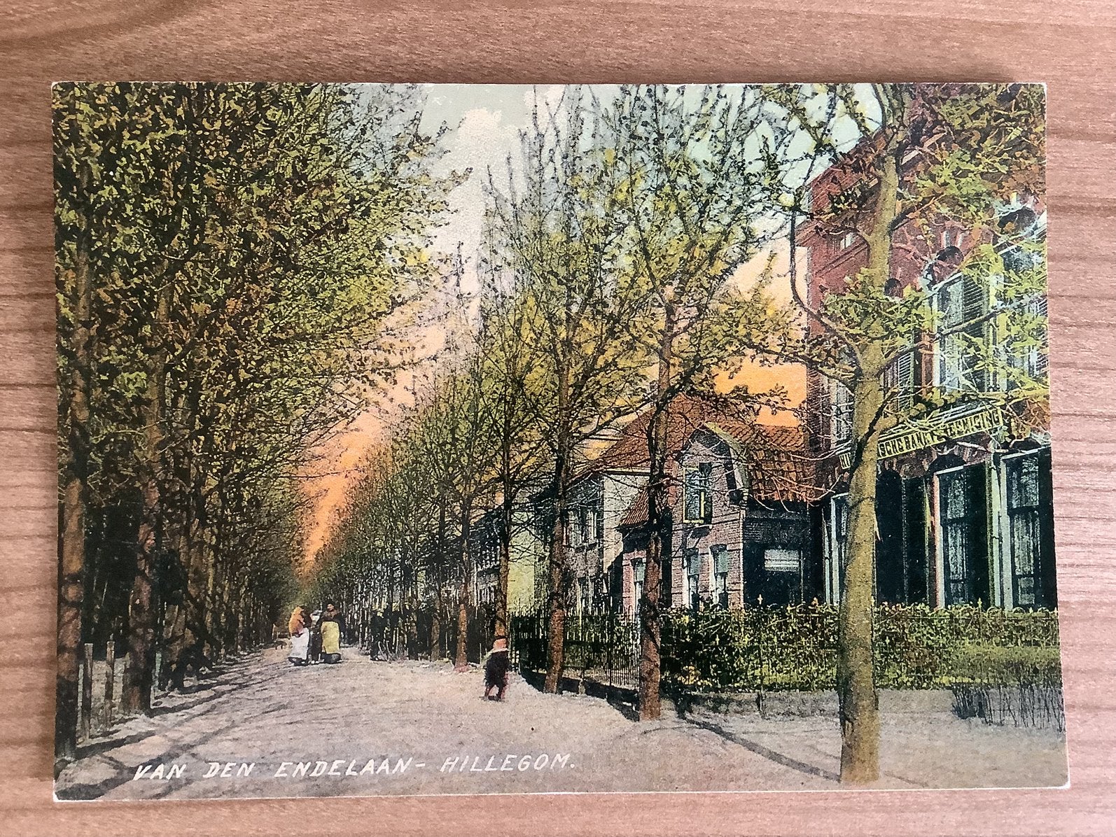 ansichtkaart Hillegom, Verzenden, Gelopen