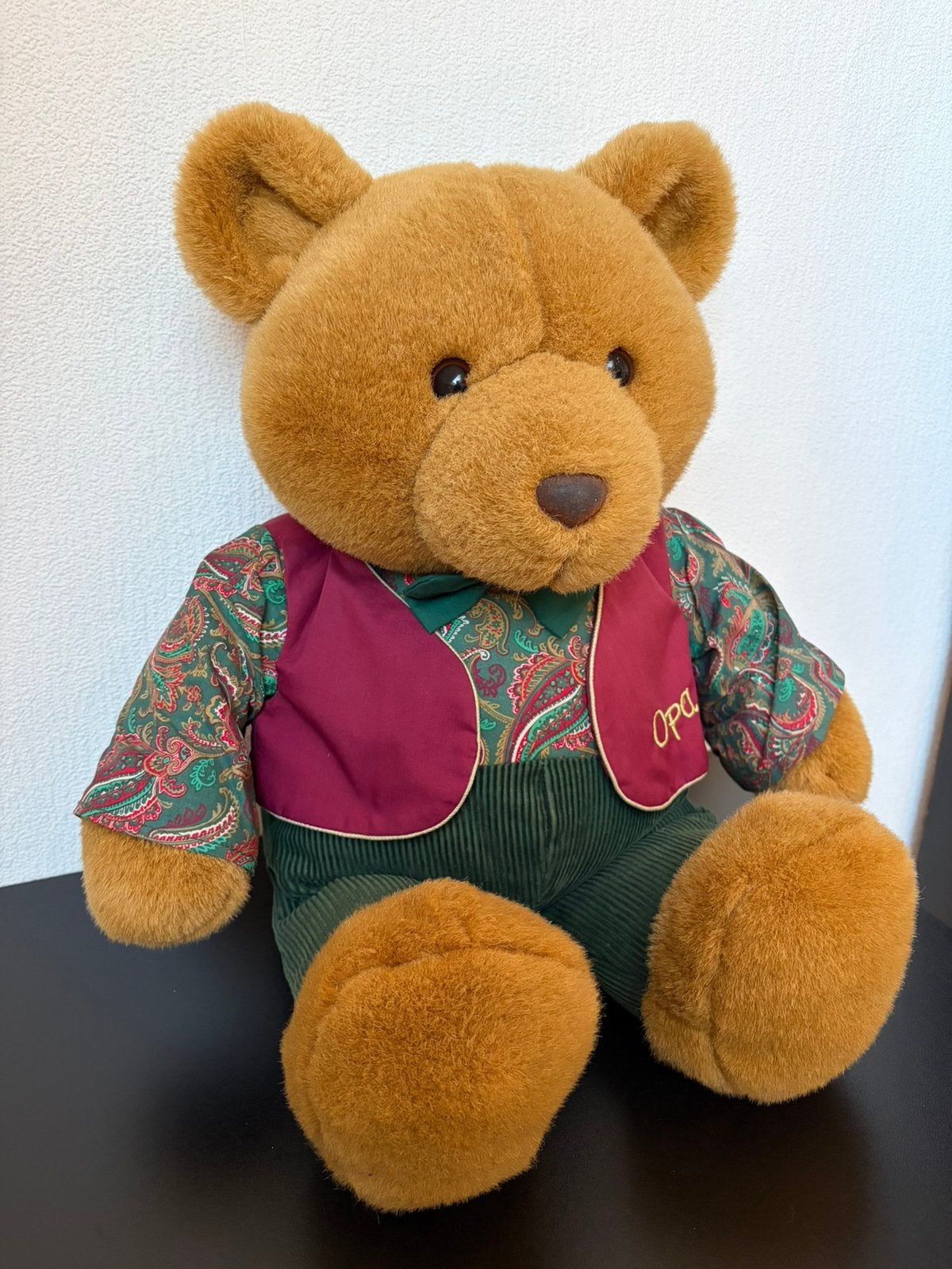 Vintage Bijenkorf Opa Beer Knuffel (1989) – Zeldzaam item, Overige merken, Overige karakters, Beer, Ophalen of Verzenden